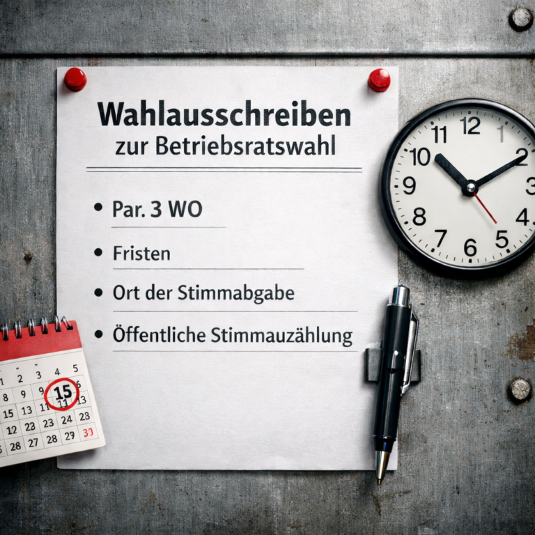 Warum das Wahlausschreiben bei der Betriebsratswahl entscheidend ist