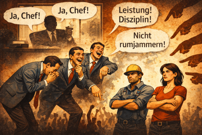 Die Arroganz vieler Führungskräfte und ihre Anbiederung an den Arbeitgeber